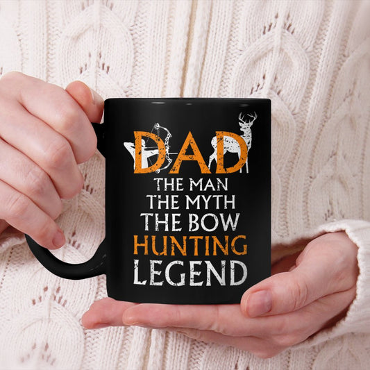 Men's Deer Hunting Beverage Mug Cool Gift For Dad Bow Hunting Gift Beverage Mug
