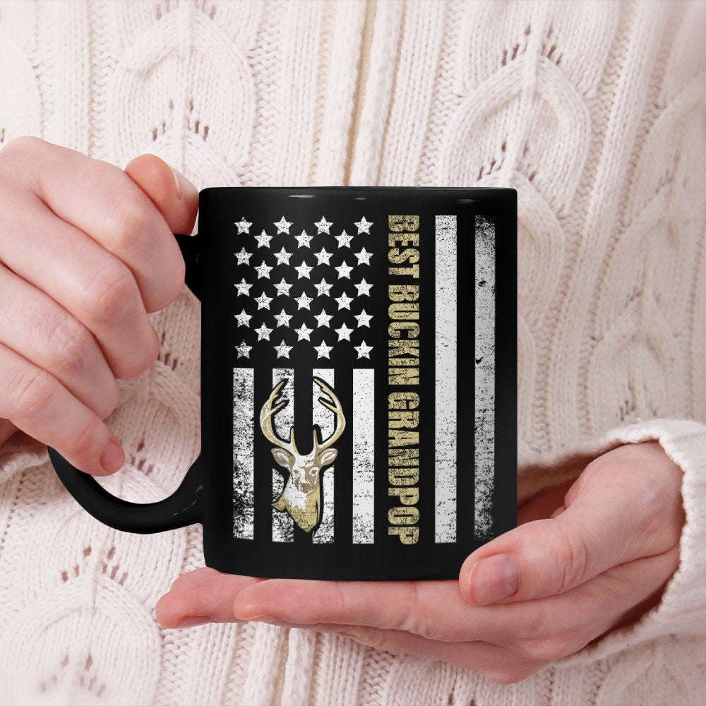 Best Buckin' Grandpop Ever Deer Hunters hunting Gift father Beverage Mug